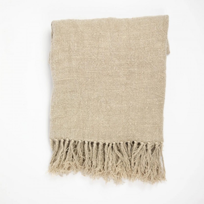 BROOK THROW NATURAL LINEN 200